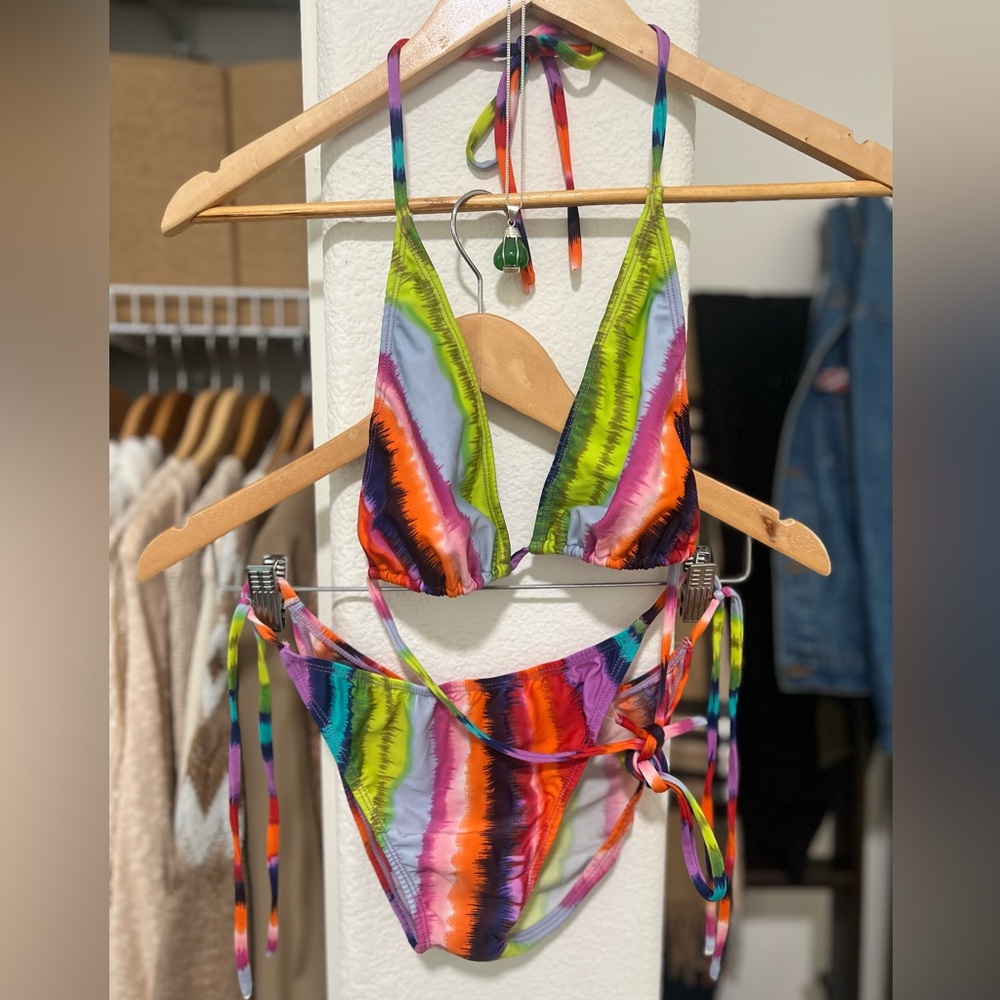 Tie Dye Swimsuit Set